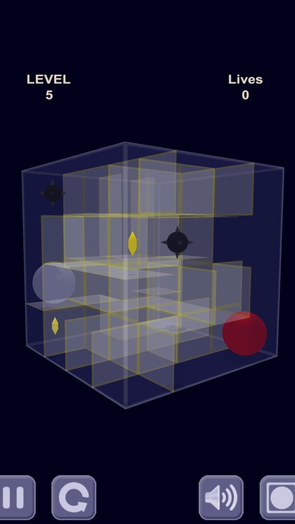 Red ball & Glass maze screenshot-5