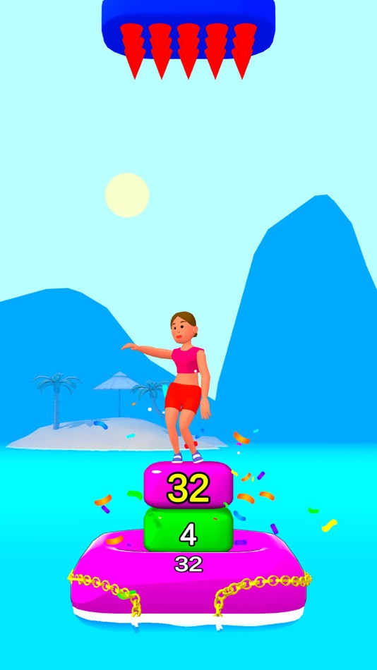#3. 2048: Merge Tower (iOS) 由: Engin Bora Calikusu