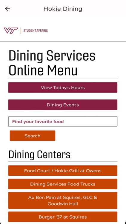 Hokie Dining