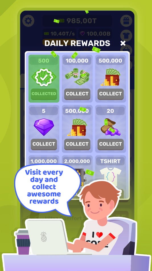 #5. Idle Game Dev Simulator (iOS) 由: Tuna Ozcelik