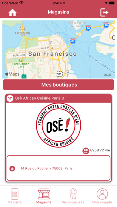 Osè African Cuisine Screenshot