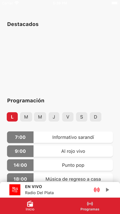 Radio del Plata Screenshot