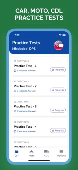 Game screenshot Mississippi MS DMV Permit Test mod apk