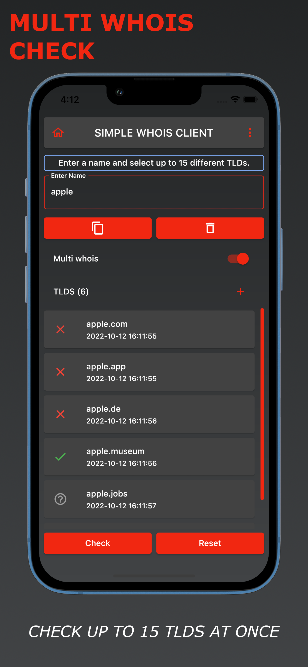 Simple Whois Client
