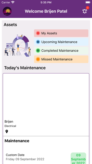 Facility Management Fincasys Screenshot