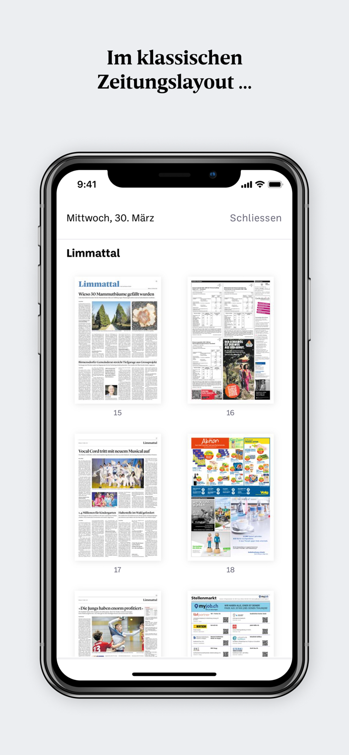 Limmattaler Zeitung E-Paper