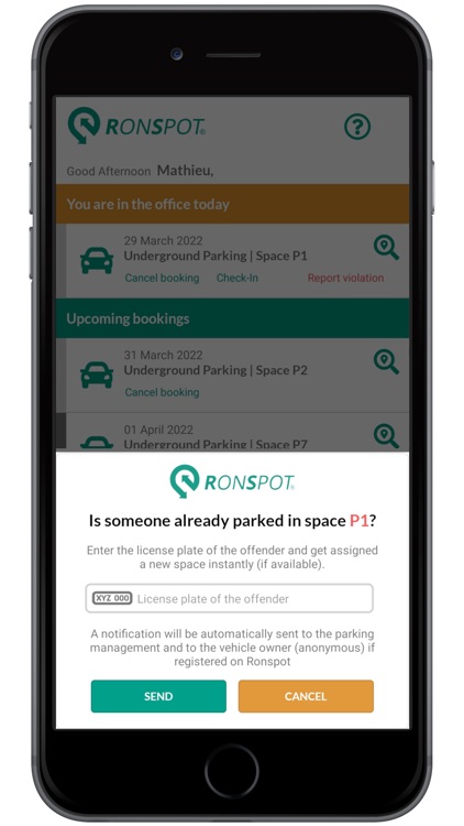 RONSPOT - Desk & Parking Mgt screenshot-3