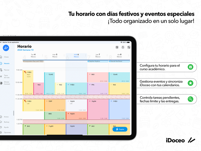 ‎iDoceo - cuaderno del profesor Screenshot