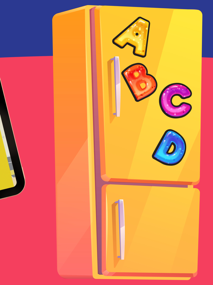 English Letters Fridge