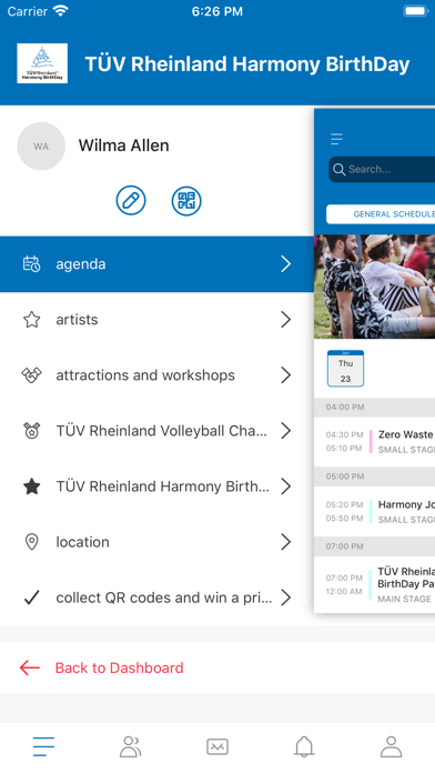 TÜV Rheinland Harmony BirthDay Screenshot
