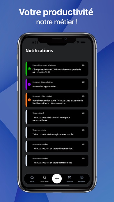 Axius Ticketing Screenshot