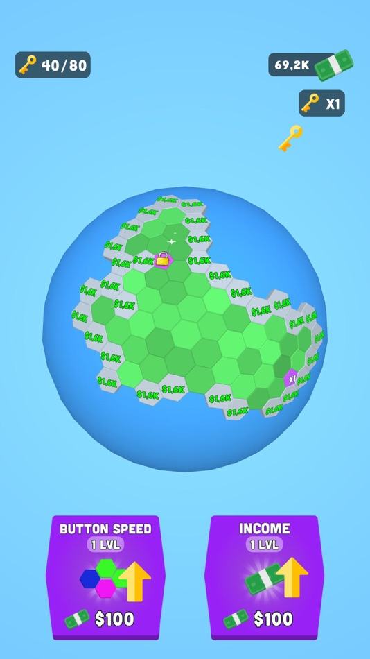 #6. World Button 3D (iOS) By: Mustafa Akbaba