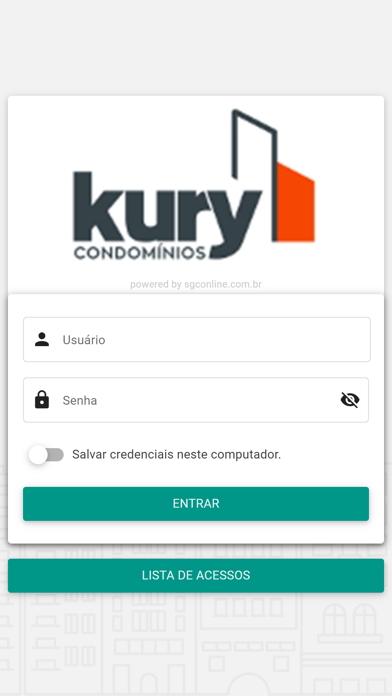 Kury Condomínios Screenshot