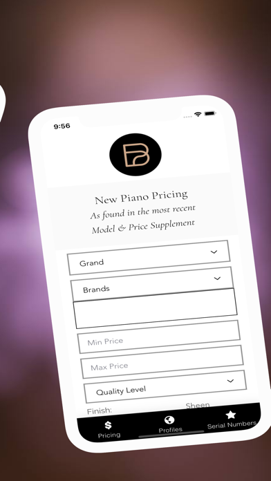 Piano Buyer Screenshot