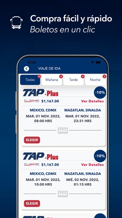 Autobuses del Pacífico TAP Screenshot
