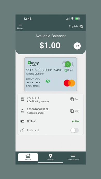Okeey Cash USA Screenshot