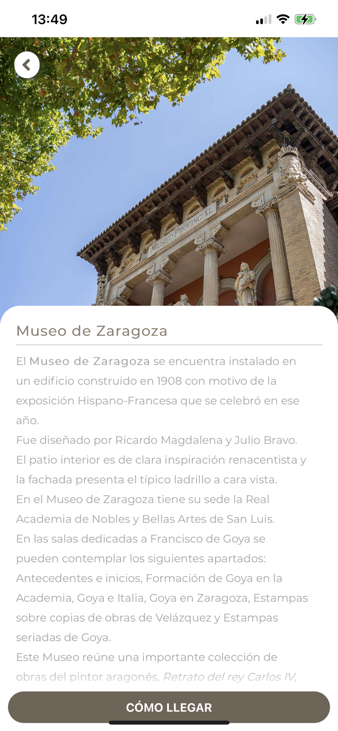 Goya y Zaragoza