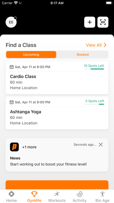 Polygon Fitness Screenshot
