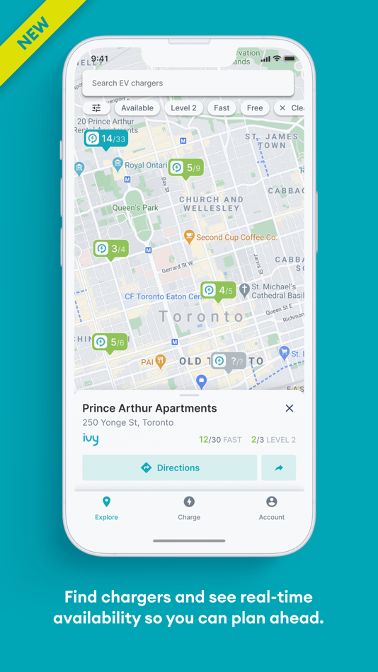 #1. Ivy Charging Network 2.0 (iOS) 来自: ChargeLab