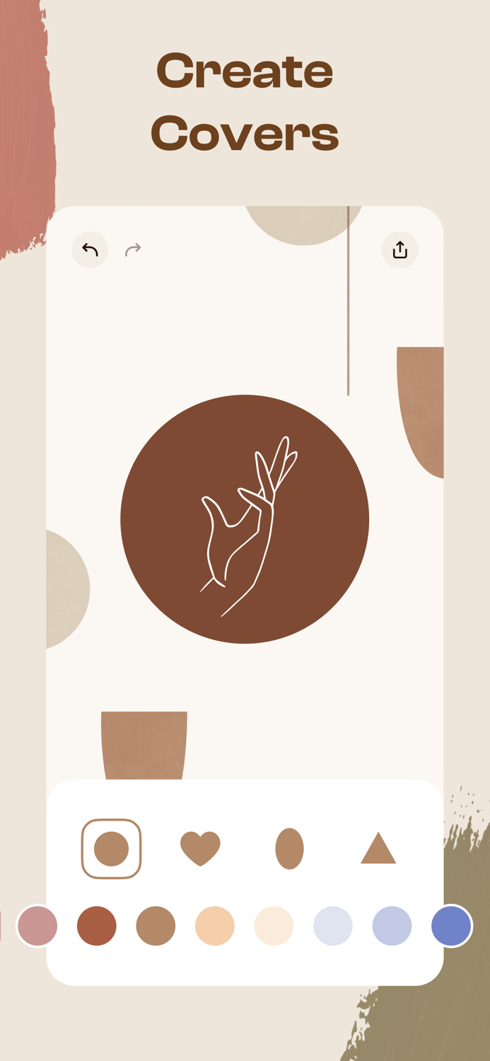 Highlight covers and story frame