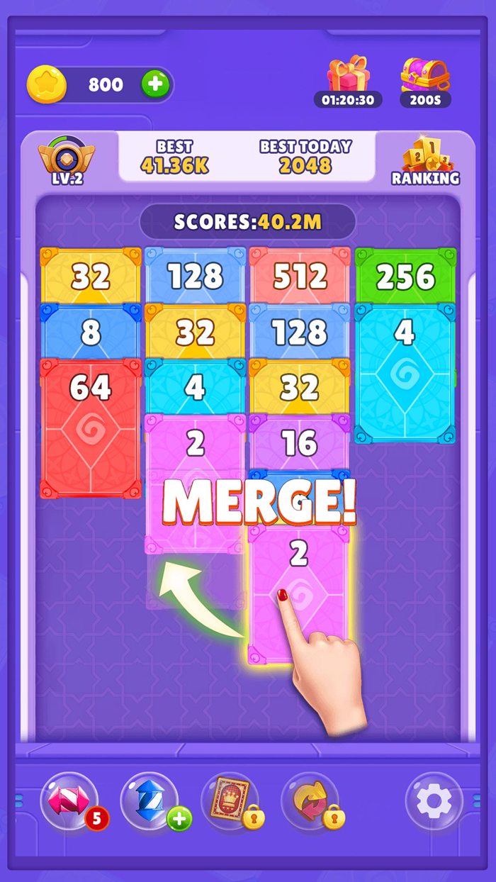 Merge it-2048 Puzzle Game
