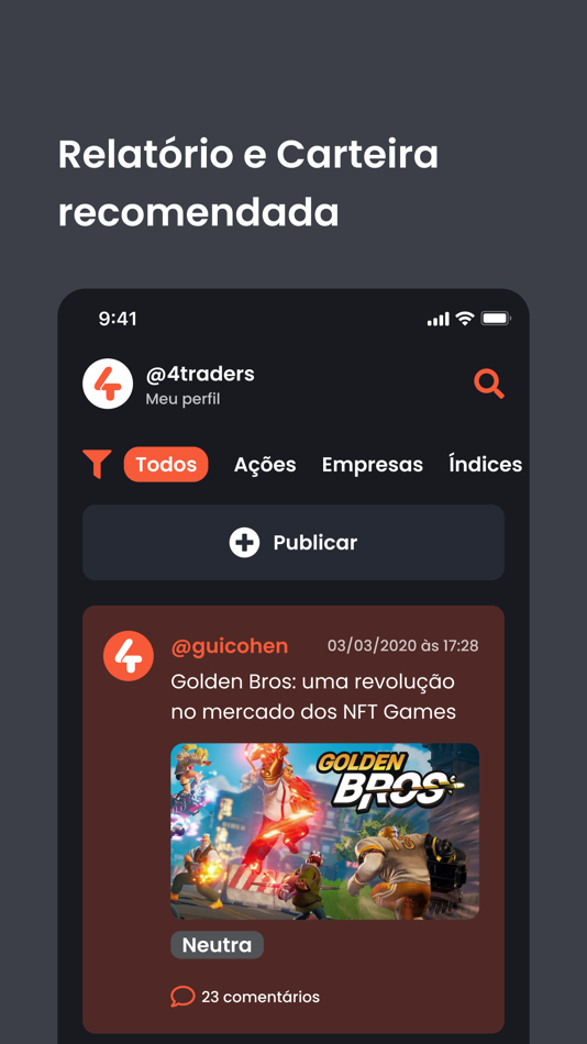 #3. 4traders (iOS) De: 4traders