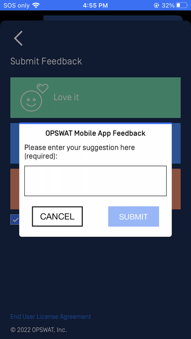 OPSWAT Mobile App Screenshot