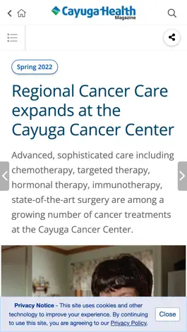 Game screenshot Cayuga Health Magazine hack