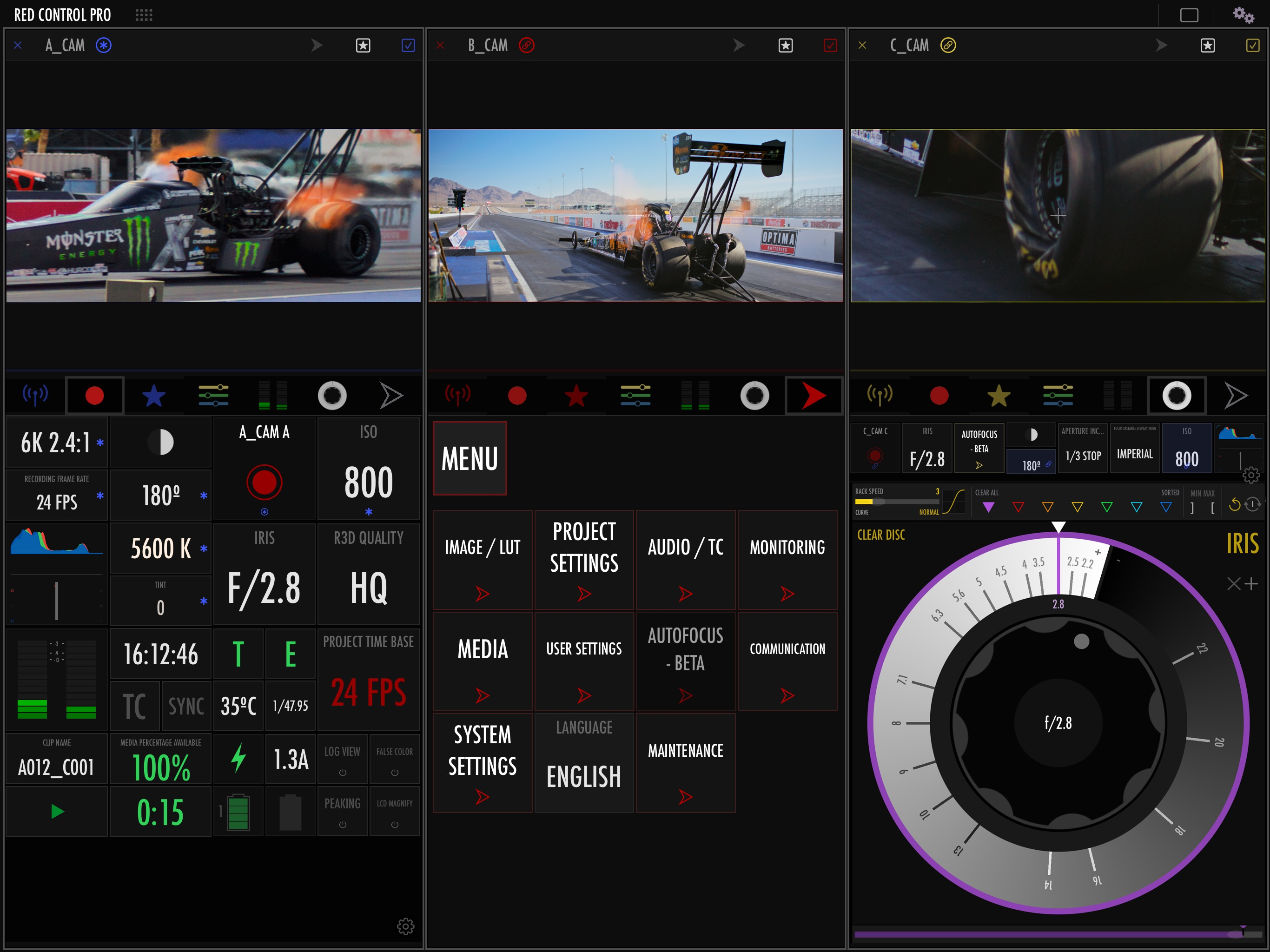 RED control pro