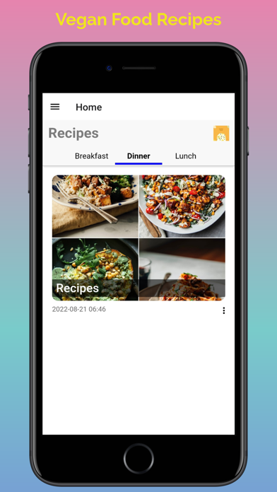 Vegan Recipes - eat vegan app Screenshot