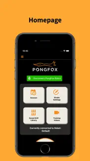 pongfox table tennis robot iphone screenshot 1
