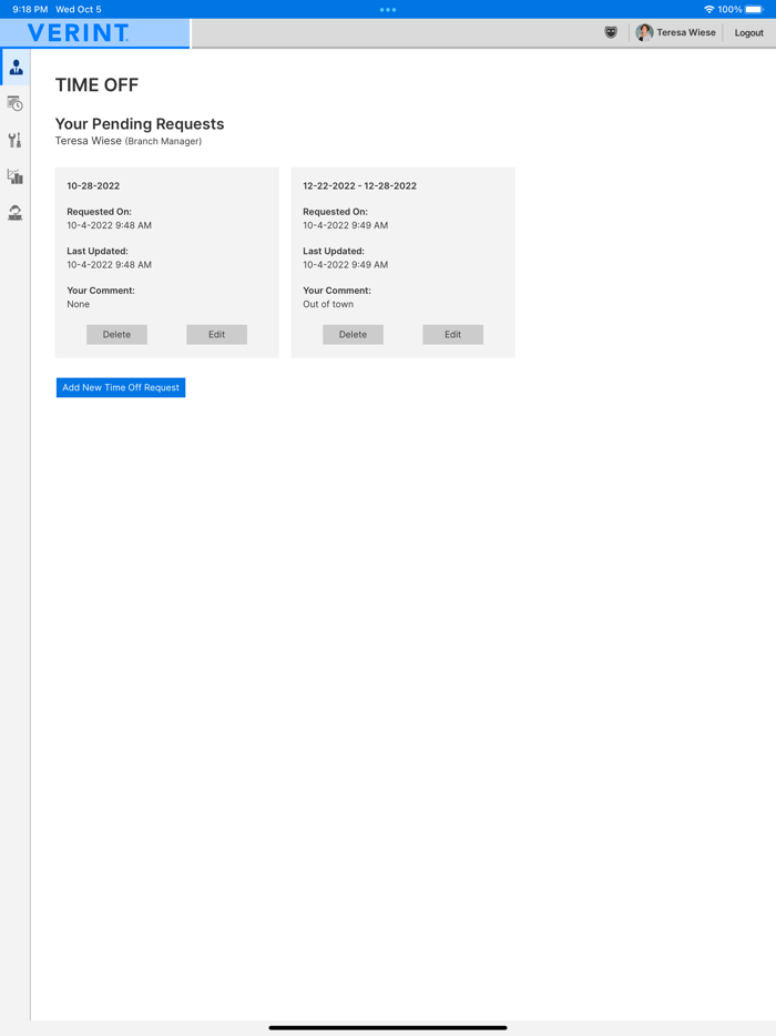 Verint WFM for Branch