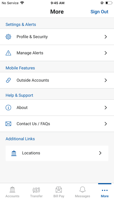 American Bank USA Mobile Screenshot