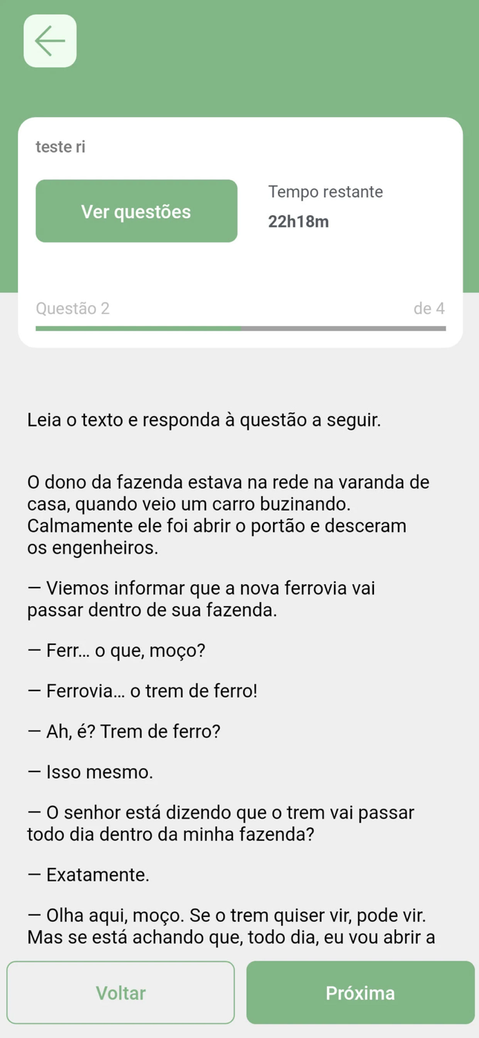 Avaliações Soluções Moderna