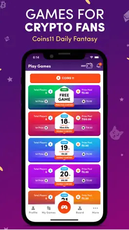 Game screenshot Coins11 - Crypto Fantasy Game apk