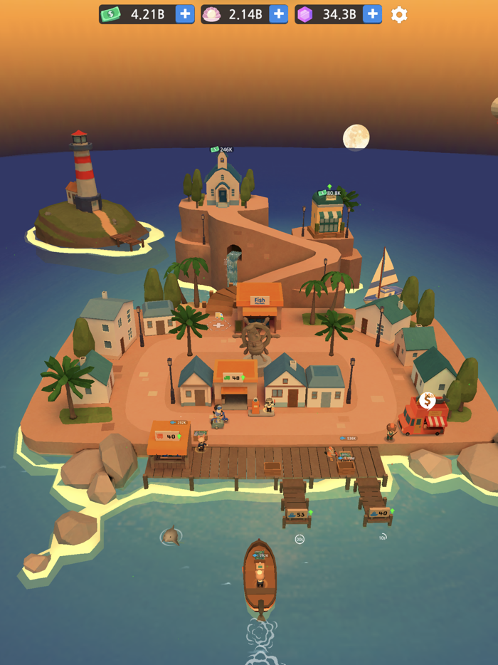 Idle Fishing Village Tycoon