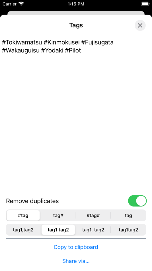 #4. Social Tags (iOS) 由: HAOZHE XU