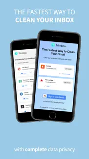 trimbox: email inbox cleaner iphone screenshot 1