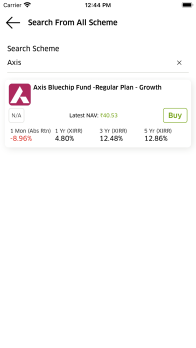 MG Wealth Screenshot
