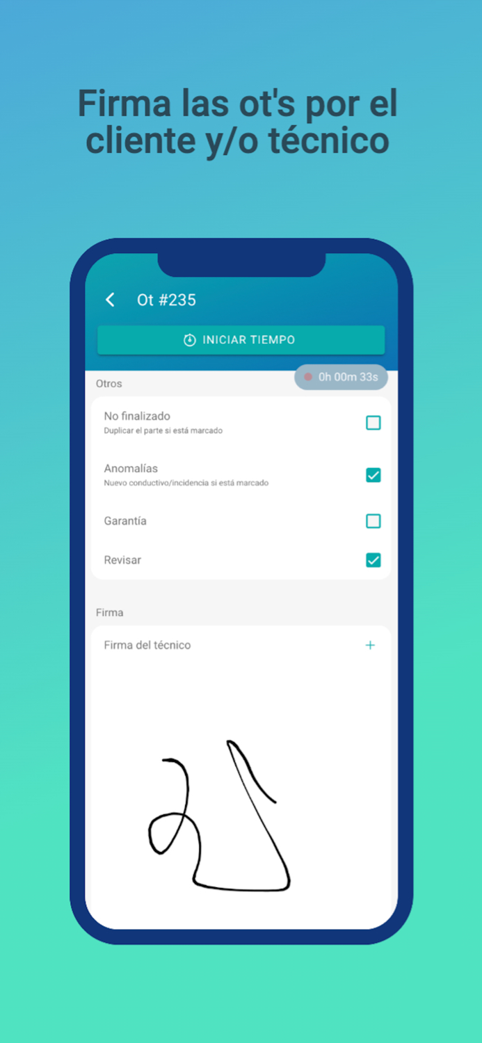 Móvil GMAO CLOUD Técnicos