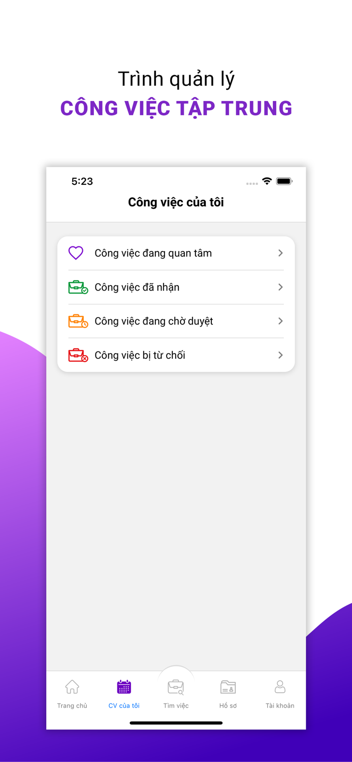 Fjob Job sinh viên - thực tập