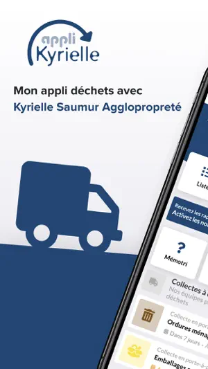 Mes Déchets - Appli Kyrielle screenshot 1