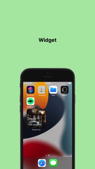DeepFocus - Pomodoro & Sounds Screenshot