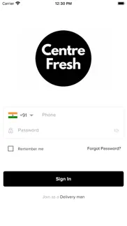 centre fresh driver iphone screenshot 1