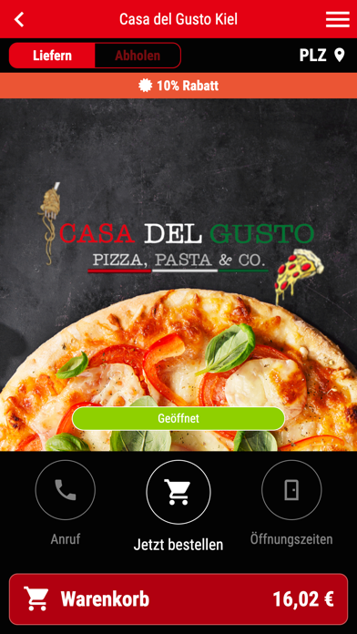 Casa del Gusto Kiel Screenshot