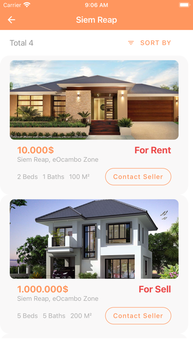 Online Platform Real Estate Screenshot