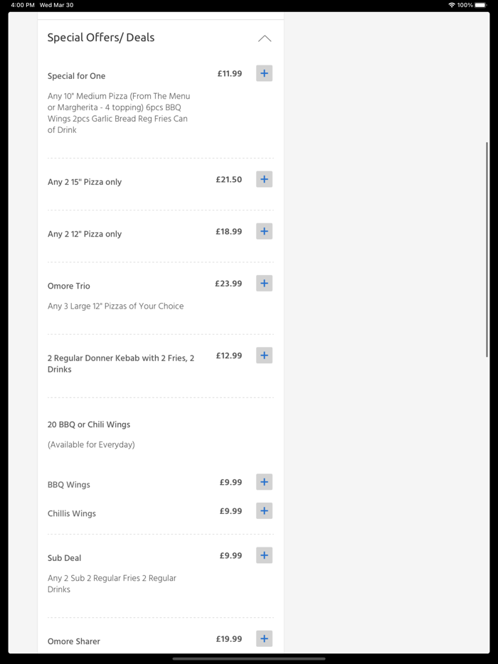 Pizza O More Nottingham