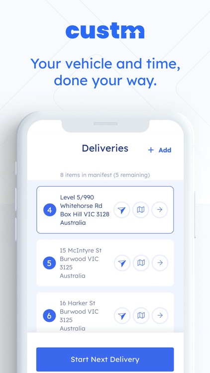 Custm Driver App