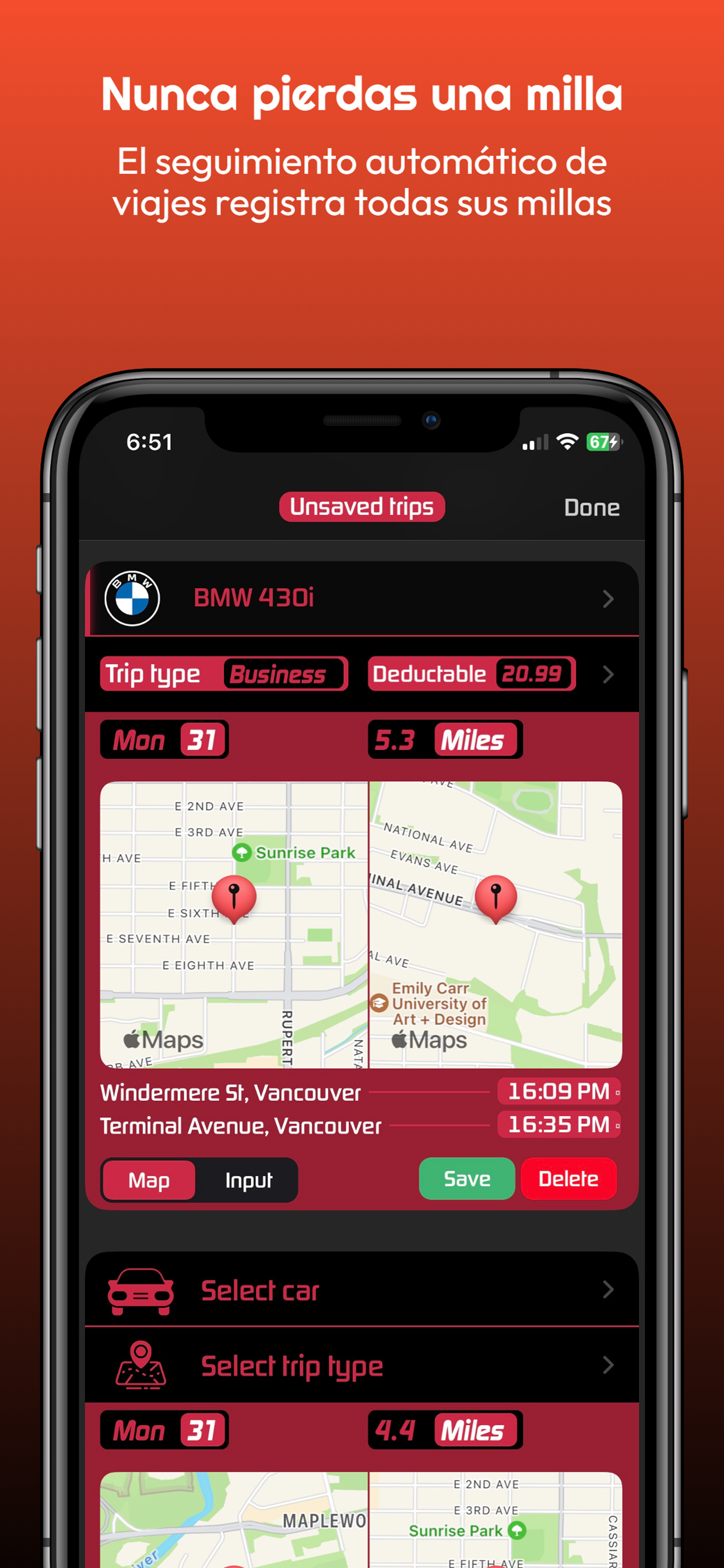 Autolog: app de coche