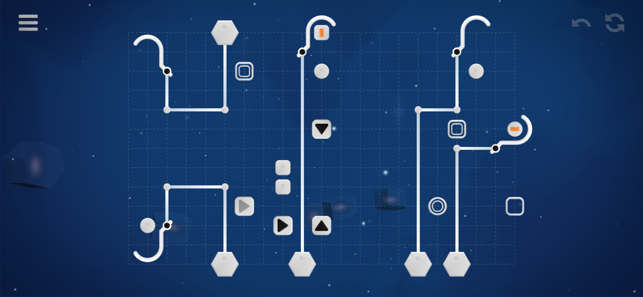 ‎SiNKR: Ein minimalistischer Puzzle-Screenshot